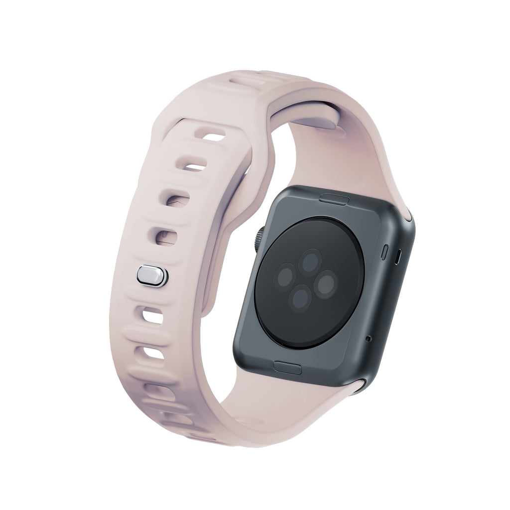 3mk silikoninis laikrodžio dirželis, skirtas Apple Watch 38/40/41 mm – smėlio spalvos