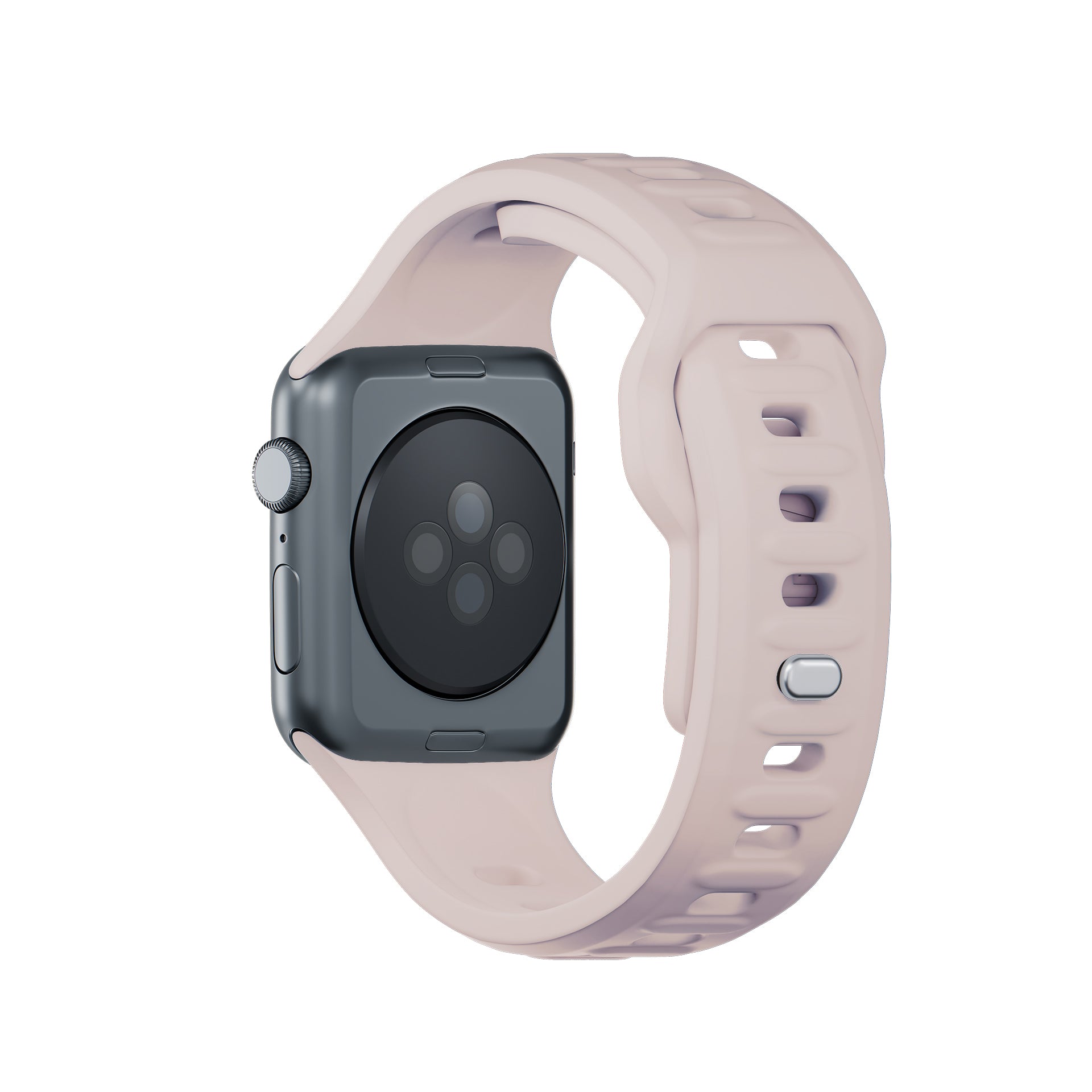 3mk silikoninis laikrodžio dirželis, skirtas Apple Watch 38/40/41 mm – smėlio spalvos