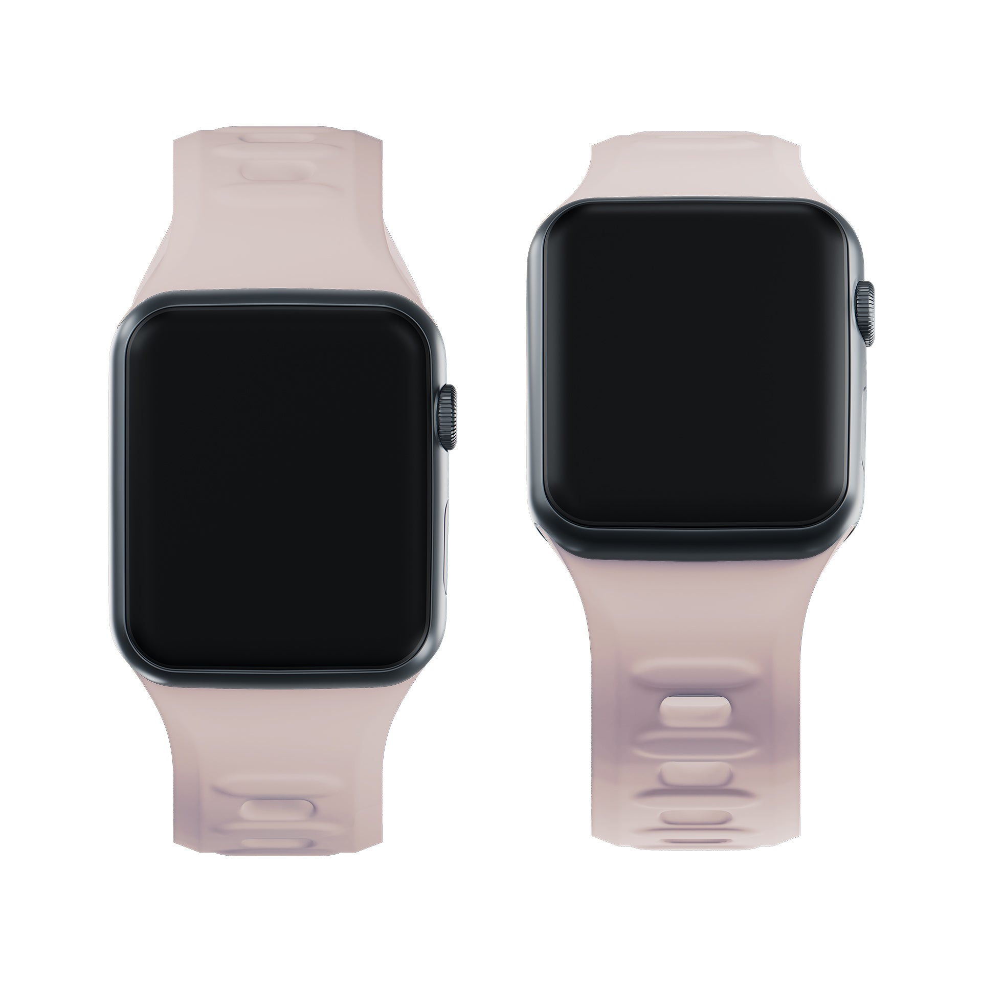 3mk silikoninis laikrodžio dirželis, skirtas Apple Watch 38/40/41 mm – smėlio spalvos