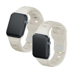 3mk Silicone Watch Strap Apple Watch 38/40/41 mm – baltas -- Apple Watch 38/40/41mm
