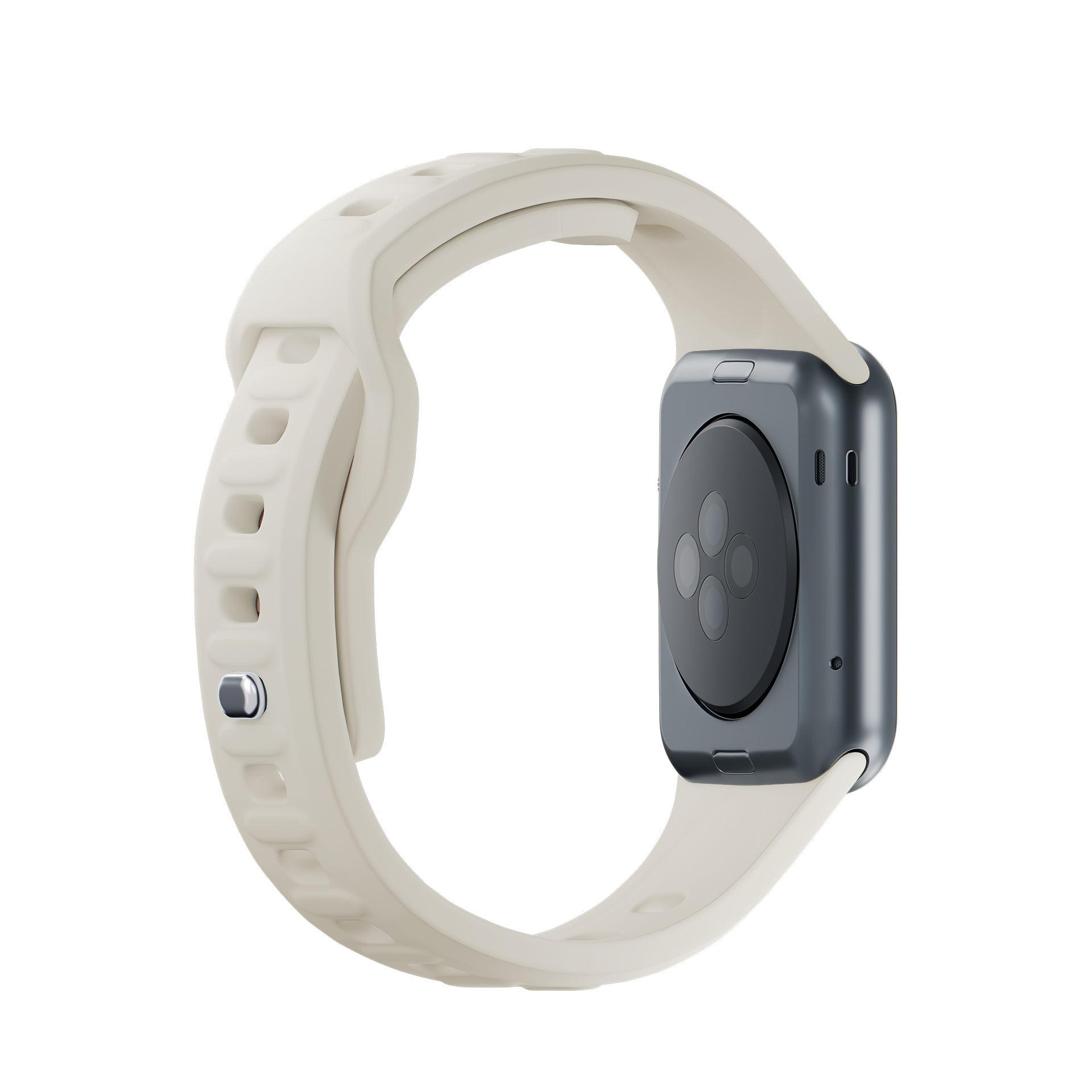 3mk Silicone Watch Strap Apple Watch 38/40/41 mm – baltas -- Apple Watch 38/40/41mm