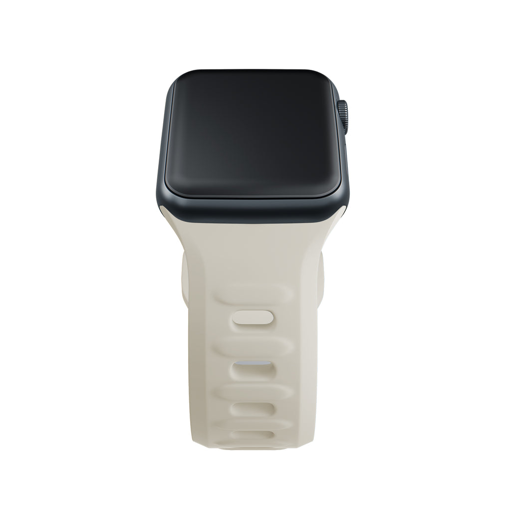 3mk Silicone Watch Strap Apple Watch 38/40/41 mm – baltas -- Apple Watch 38/40/41mm