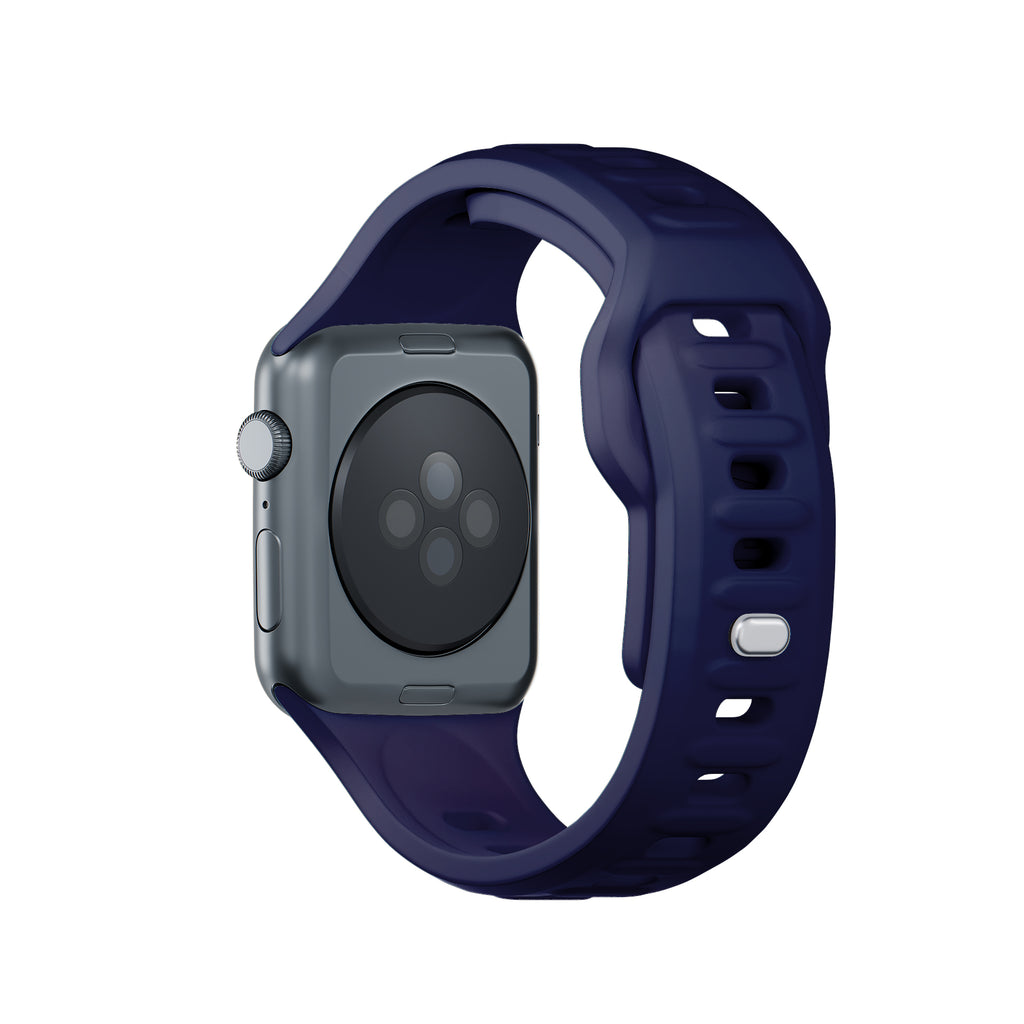 3mk silikoninis laikrodžio dirželis, skirtas Apple Watch 38 / 40 / 41 mm - mėlynas