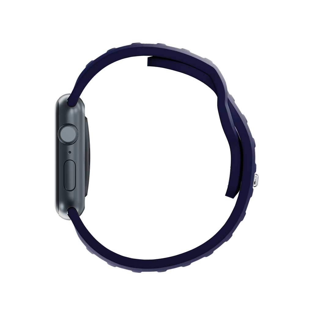 3mk silikoninis laikrodžio dirželis, skirtas Apple Watch 38 / 40 / 41 mm - mėlynas