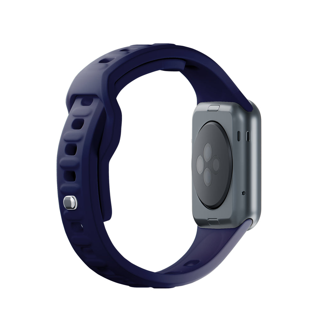 3mk silikoninis laikrodžio dirželis, skirtas Apple Watch 38 / 40 / 41 mm - mėlynas