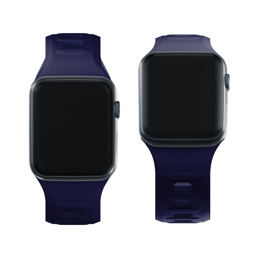 3mk silikoninis laikrodžio dirželis, skirtas Apple Watch 38 / 40 / 41 mm - mėlynas