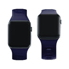 3mk silikoninis laikrodžio dirželis, skirtas Apple Watch 38 / 40 / 41 mm - mėlynas