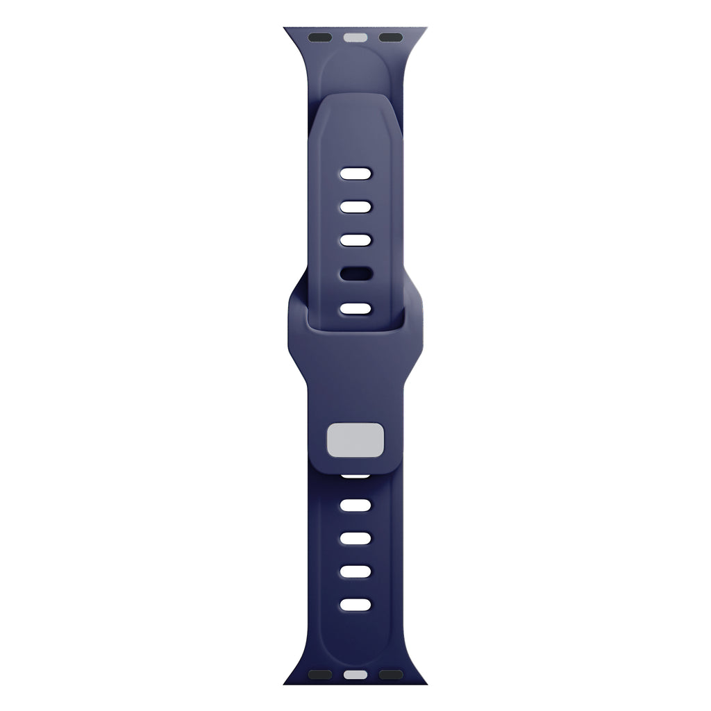 3mk silikoninis laikrodžio dirželis, skirtas Apple Watch 38 / 40 / 41 mm - mėlynas