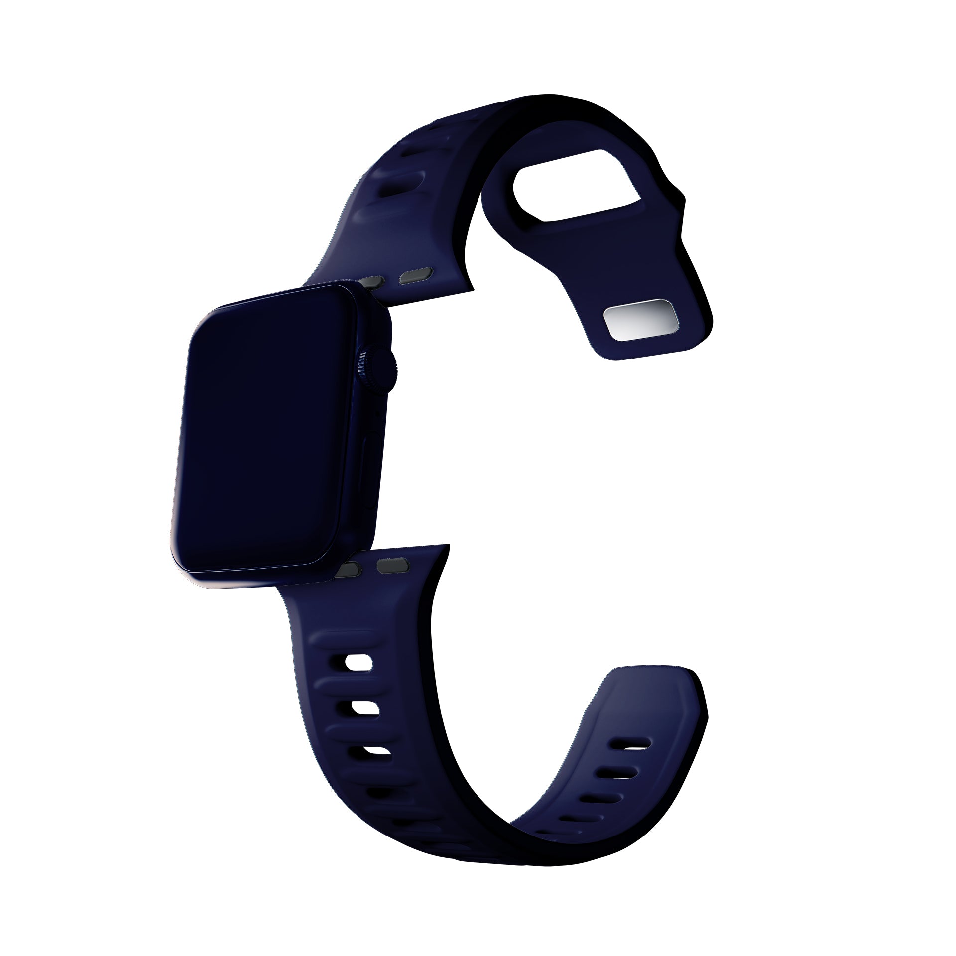 3mk silikoninis laikrodžio dirželis, skirtas Apple Watch 38 / 40 / 41 mm - mėlynas