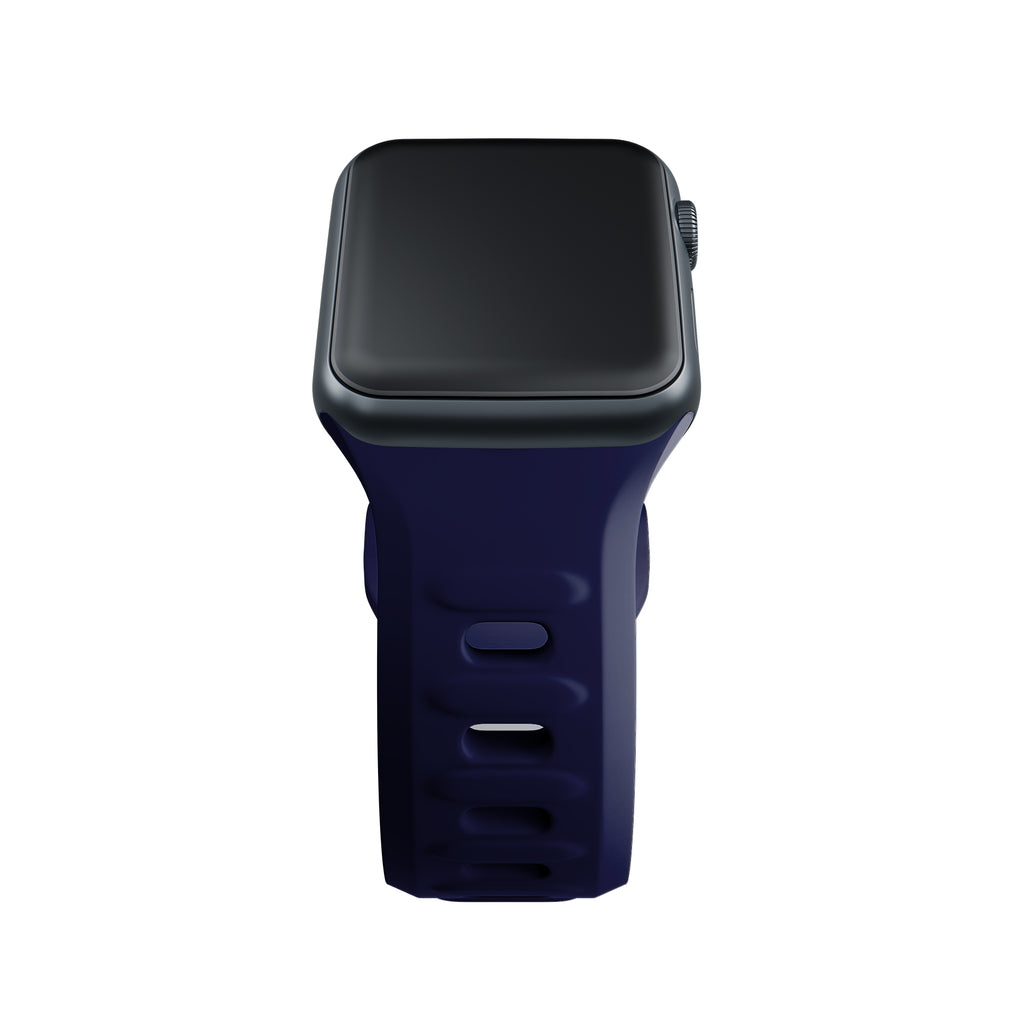 3mk silikoninis laikrodžio dirželis, skirtas Apple Watch 38 / 40 / 41 mm - mėlynas