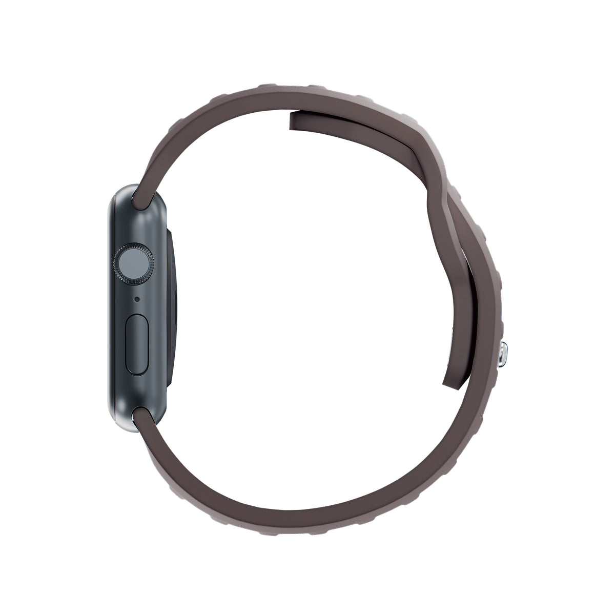 3mk silikoninis laikrodžio dirželis, skirtas Apple Watch 38/40/41 mm – tamsiai pilkas