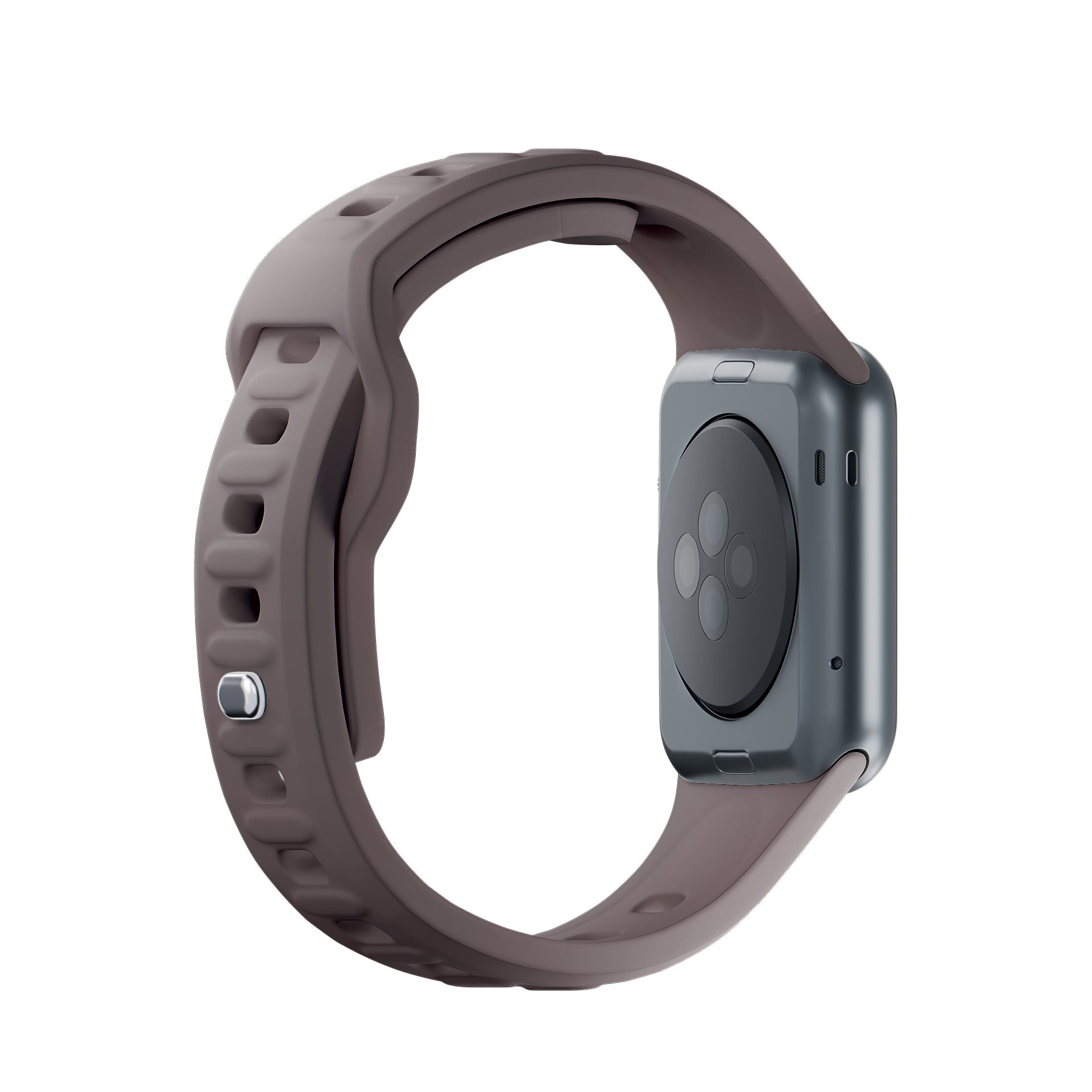 3mk silikoninis laikrodžio dirželis, skirtas Apple Watch 38/40/41 mm – tamsiai pilkas