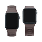 3mk silikoninis laikrodžio dirželis, skirtas Apple Watch 38/40/41 mm – tamsiai pilkas