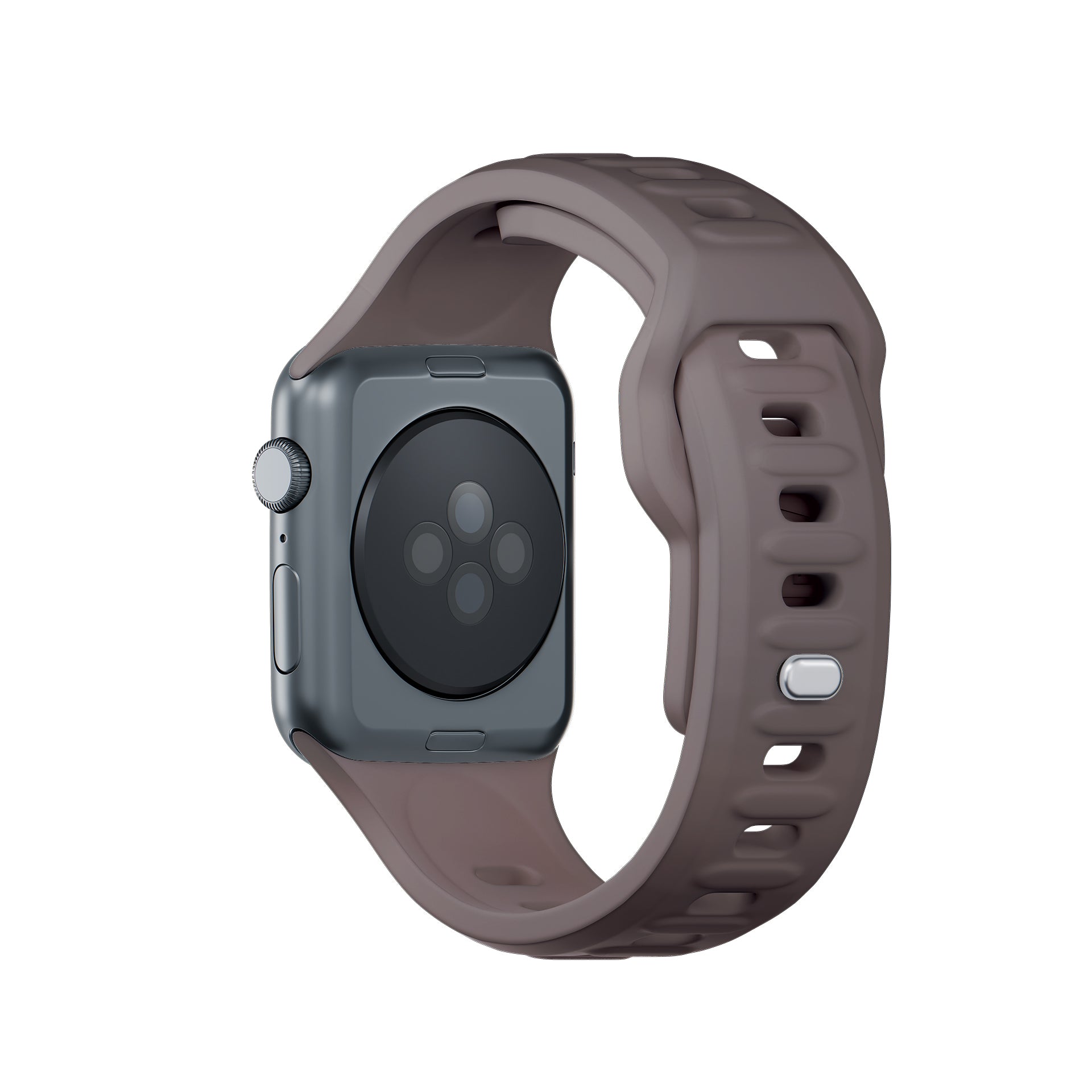 3mk silikoninis laikrodžio dirželis, skirtas Apple Watch 38/40/41 mm – tamsiai pilkas