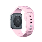 3mk silikoninis laikrodžio dirželis, skirtas Apple Watch 42/44/45/49 mm – rožinė