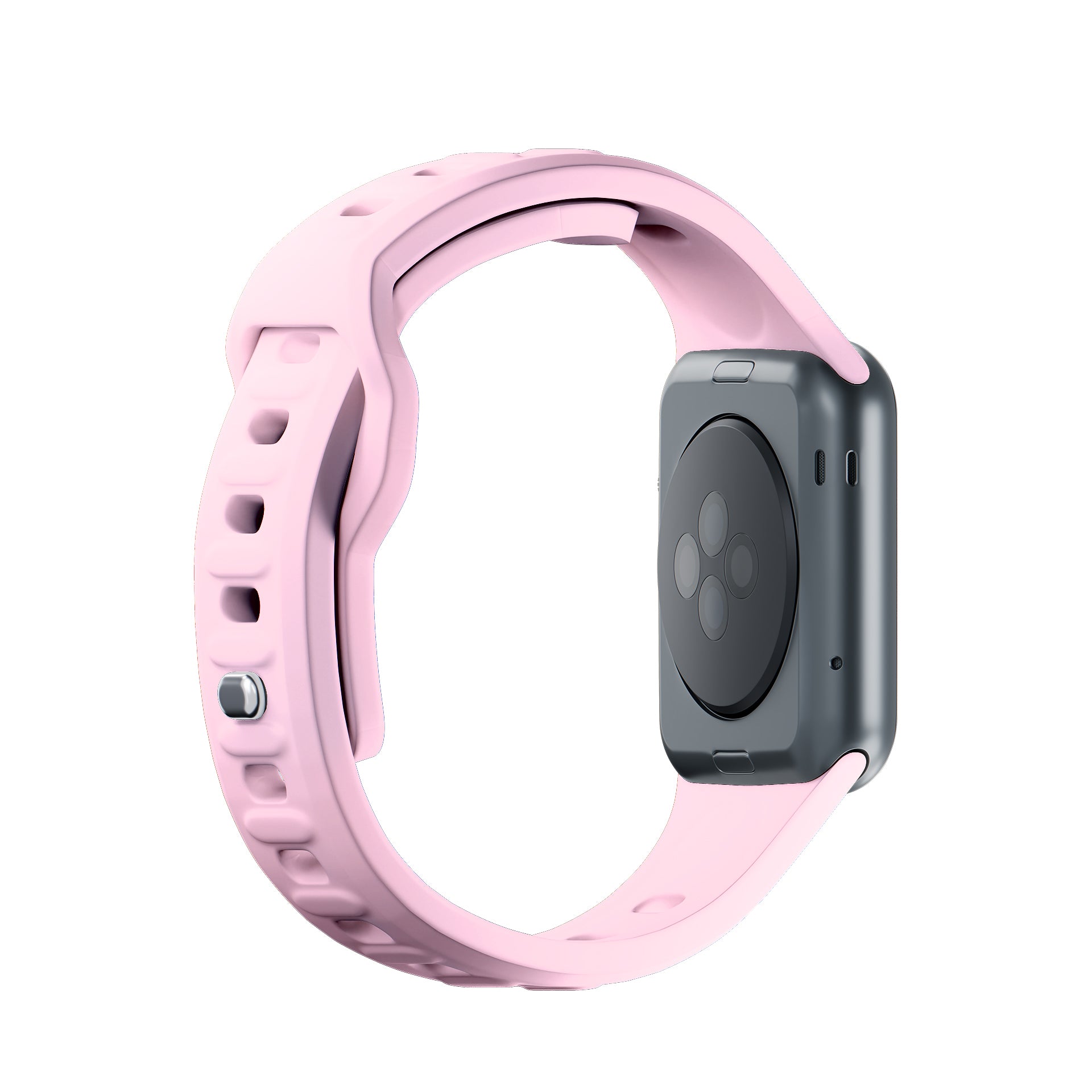 3mk silikoninis laikrodžio dirželis, skirtas Apple Watch 42/44/45/49 mm – rožinė