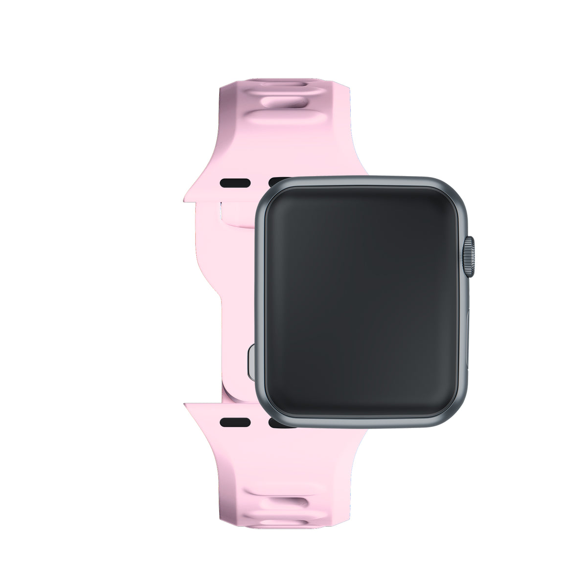 3mk silikoninis laikrodžio dirželis, skirtas Apple Watch 42/44/45/49 mm – rožinė