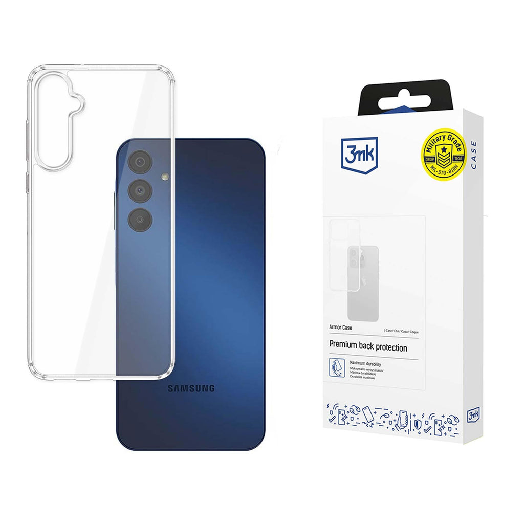 3mk šarvų dėklas, skirtas Samsung Galaxy A16 – skaidrus -- Samsung Galaxy A16