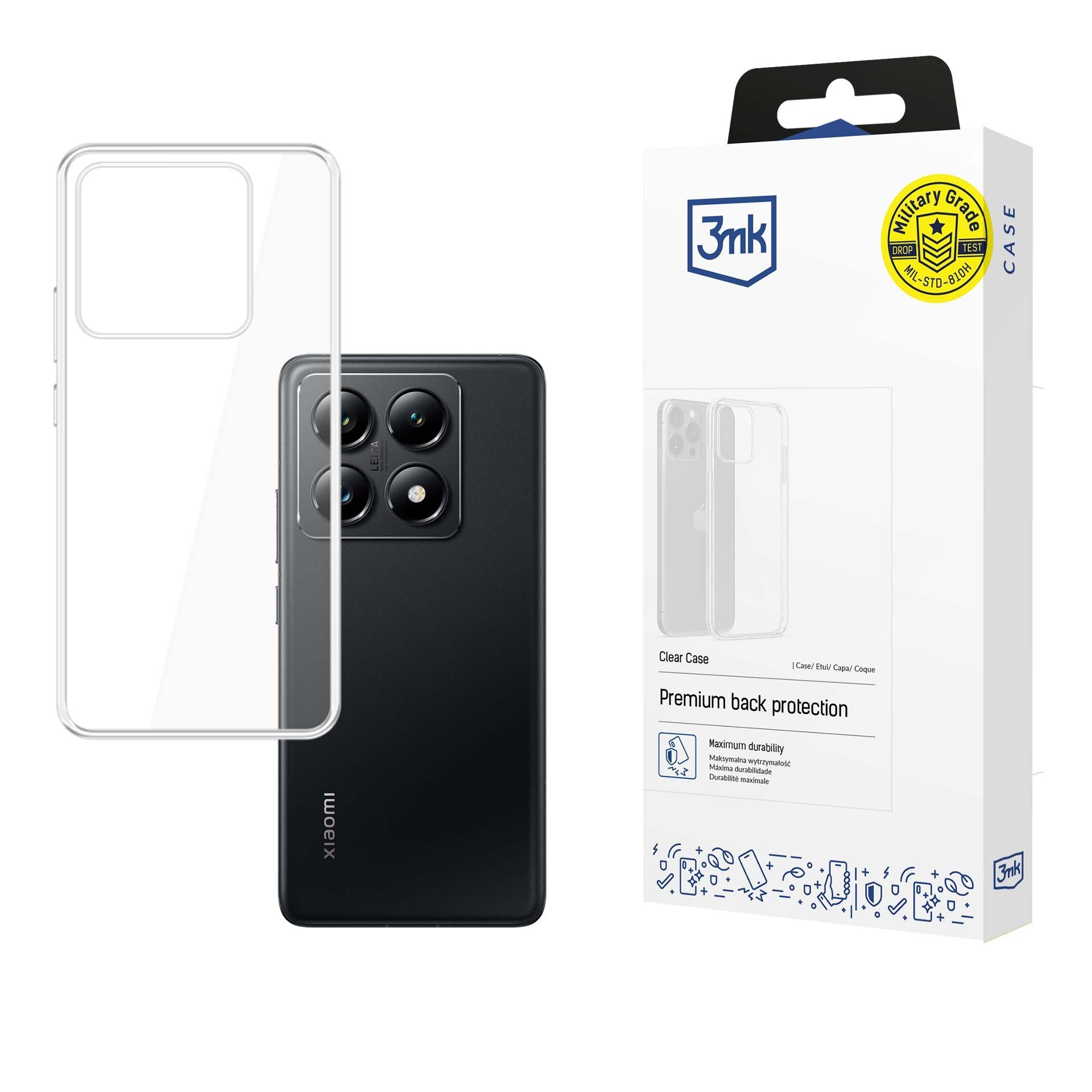 3mk Clear Case skirtas Xiaomi 14T Pro - skaidrus -- Xiaomi 14T Pro