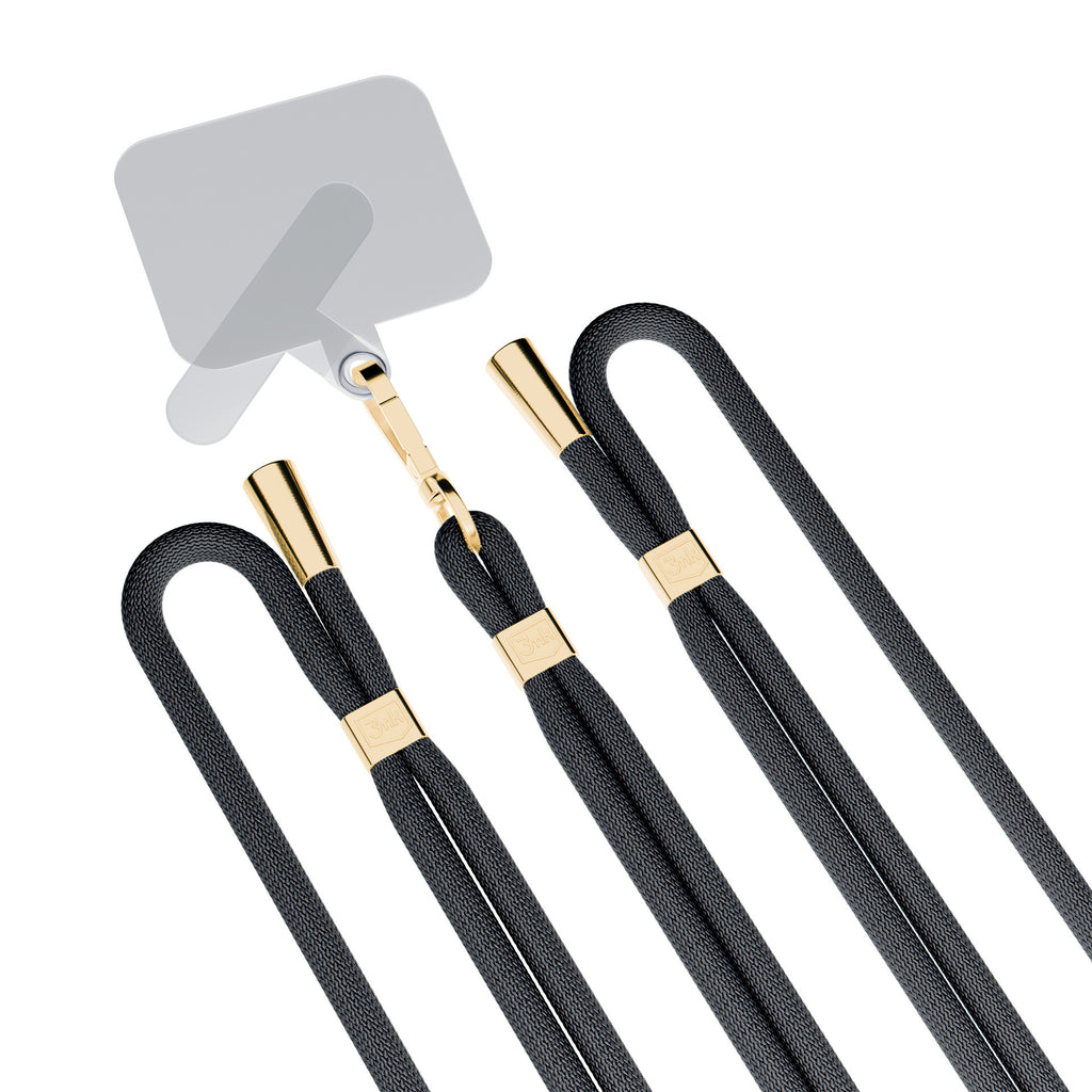 Išmaniojo telefono virvutė 3mk EasyClip – juoda -- Cell phone cases and covers