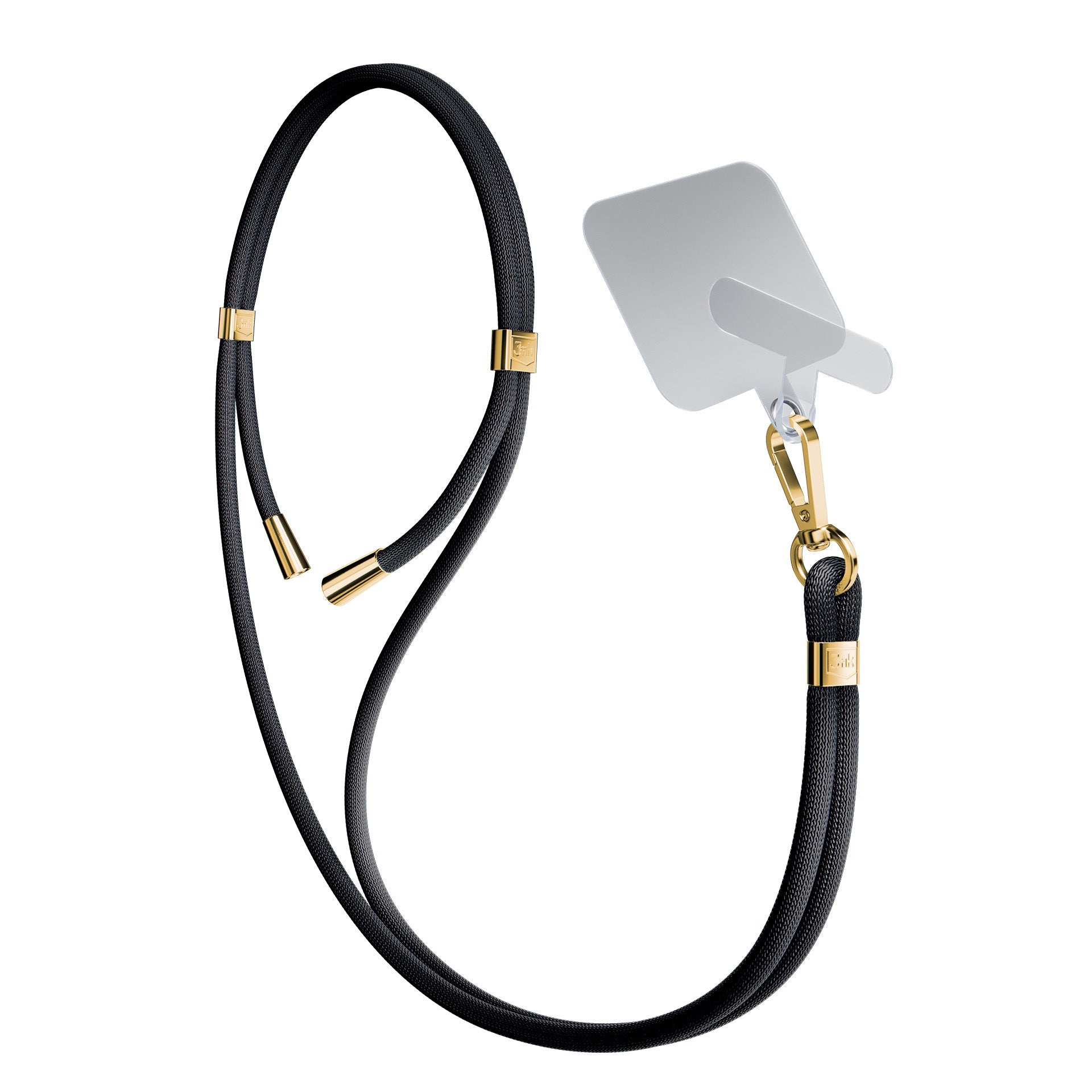 Išmaniojo telefono virvutė 3mk EasyClip – juoda -- Cell phone cases and covers