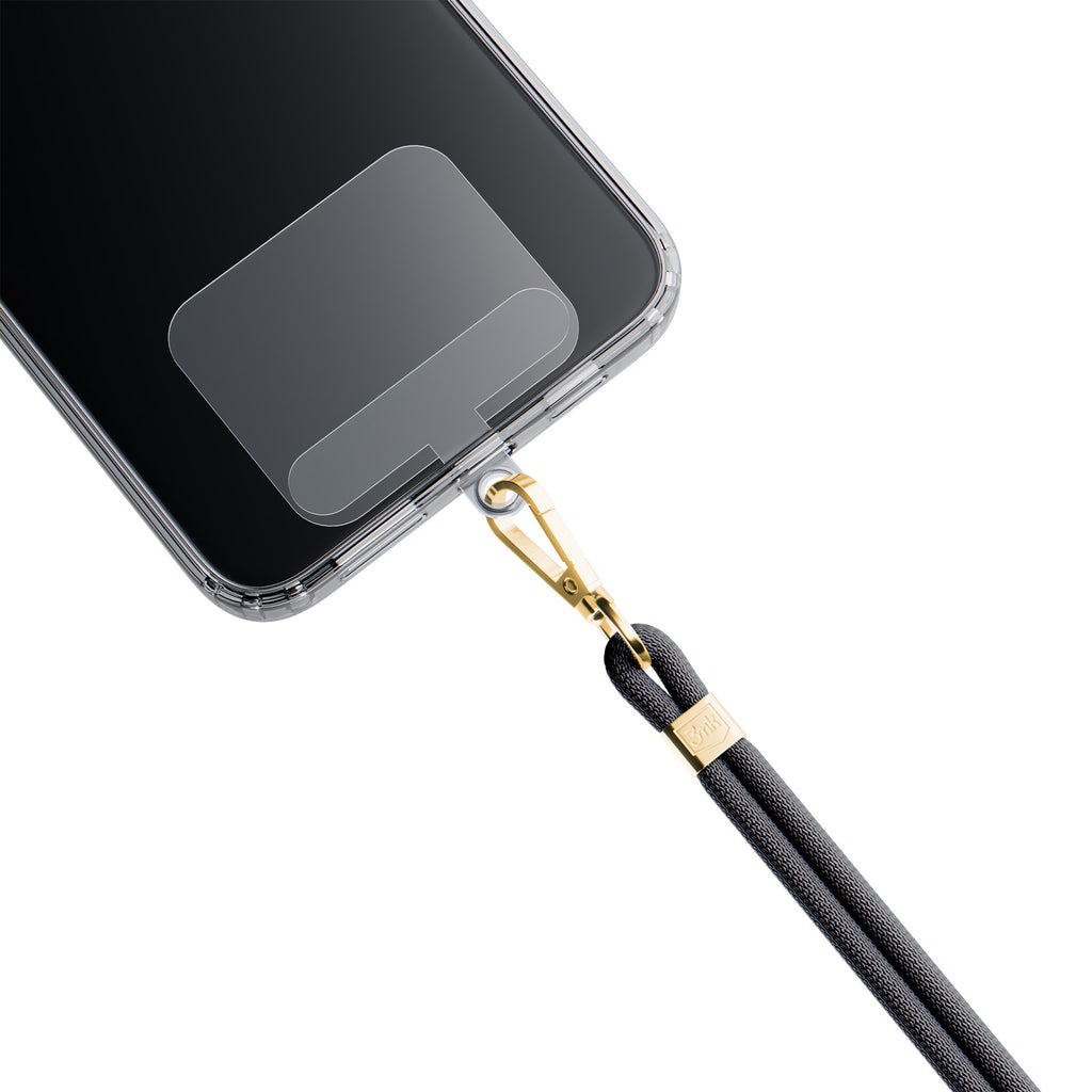 Išmaniojo telefono virvutė 3mk EasyClip – juoda -- Cell phone cases and covers