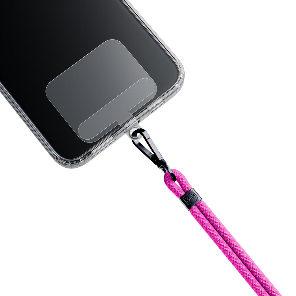 Smartphone Lanyard 3mk EasyClip – rožinė -- Cell phone cases and covers