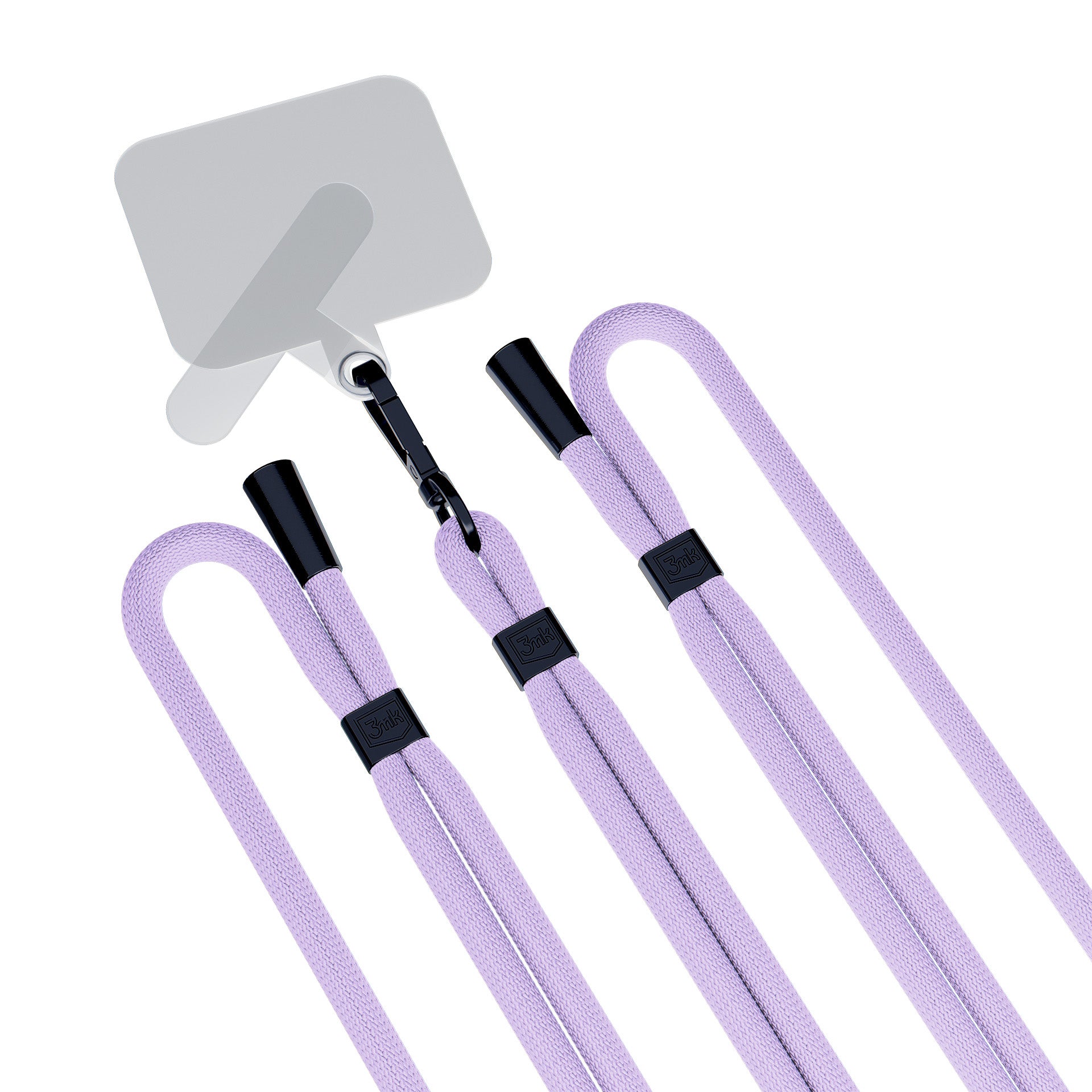 Smartphone Lanyard 3mk EasyClip – violetinė -- Cell phone cases and covers