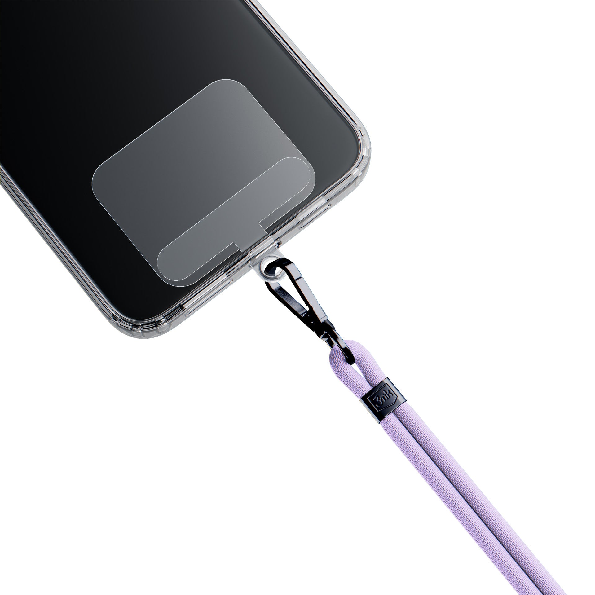 Smartphone Lanyard 3mk EasyClip – violetinė -- Cell phone cases and covers
