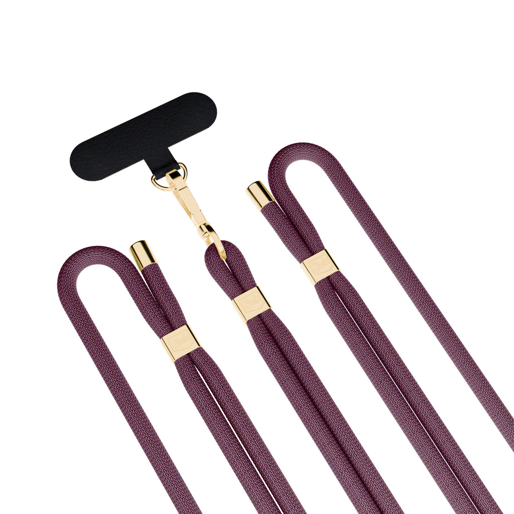 Išmaniojo telefono dirželis 3mk EasyClip Elite – bordo spalvos -- Cell phone cases and covers