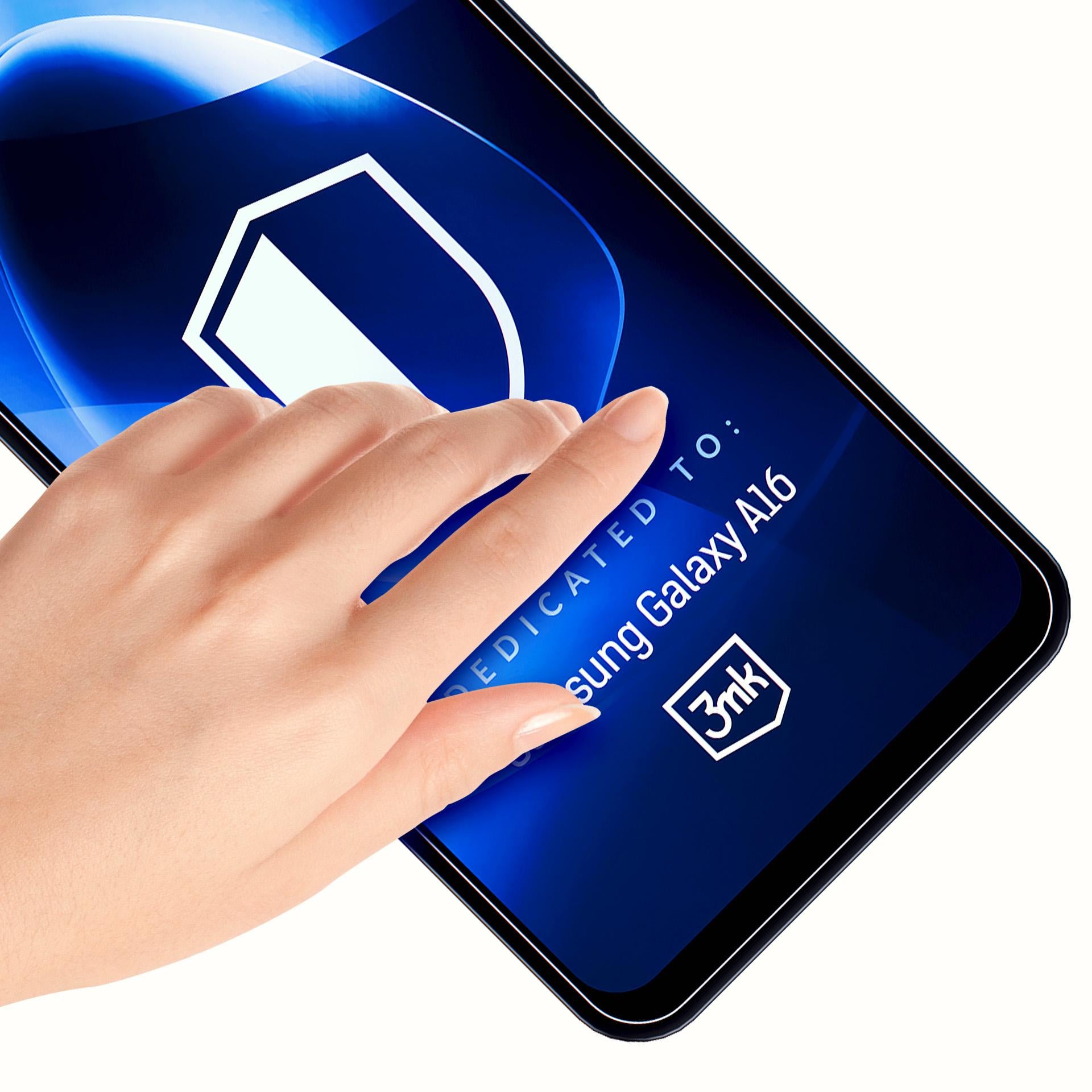 Grūdintas stiklas 3mk FlexibleGlass, skirtas Samsung Galaxy A16 -- Samsung Galaxy A16
