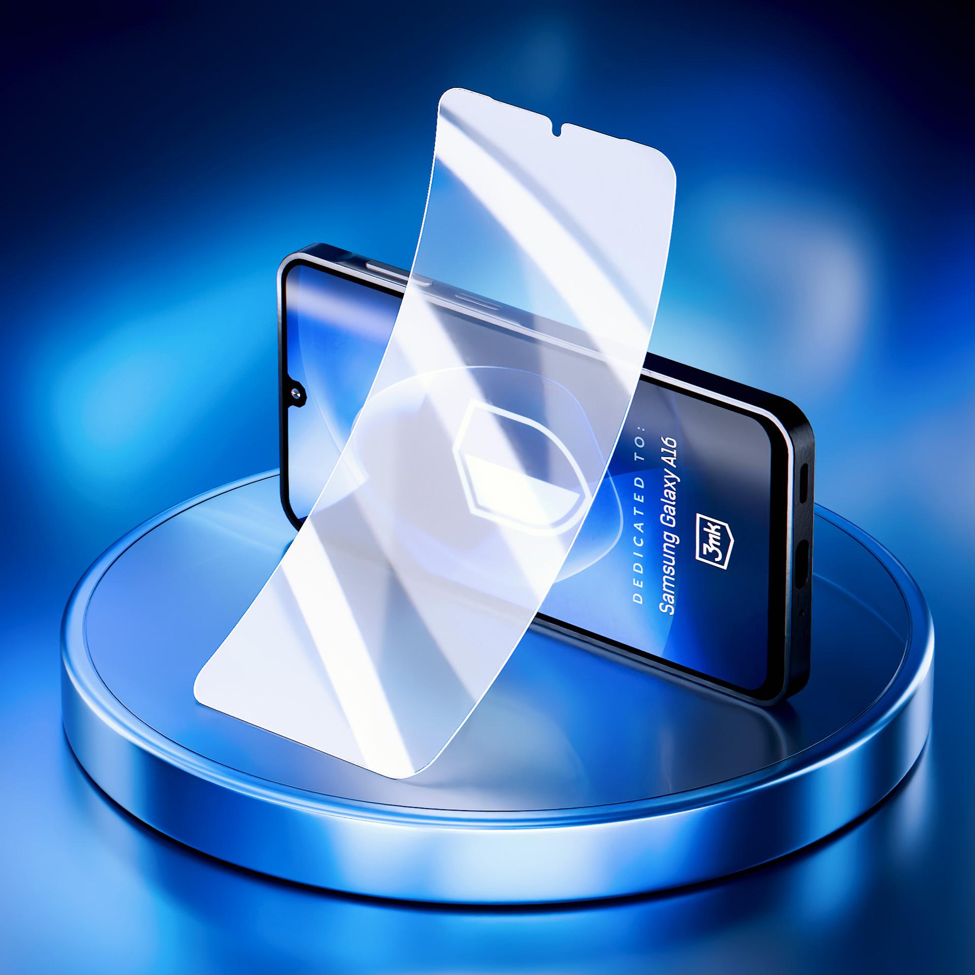 Grūdintas stiklas 3mk FlexibleGlass, skirtas Samsung Galaxy A16 -- Samsung Galaxy A16