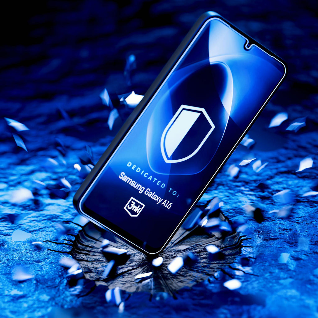 Grūdintas stiklas 3mk FlexibleGlass, skirtas Samsung Galaxy A16 -- Samsung Galaxy A16