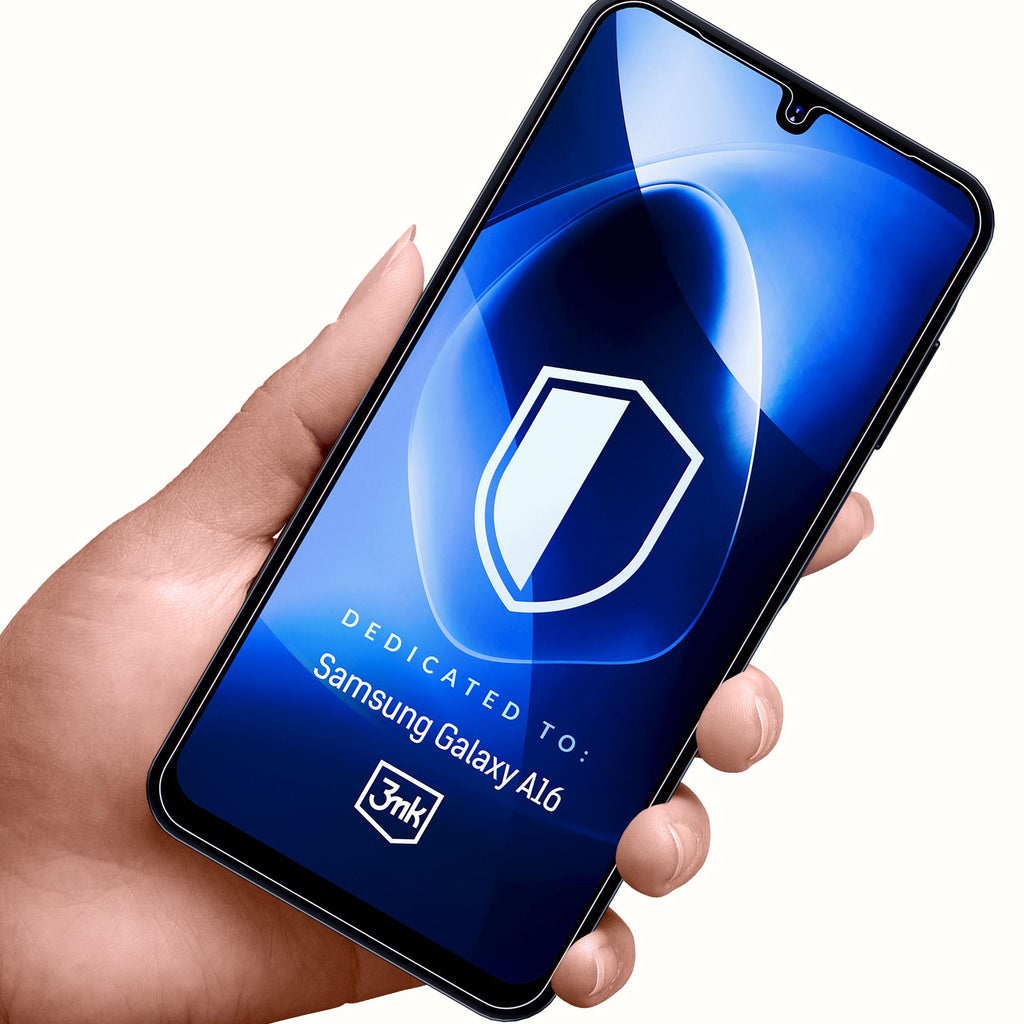 Grūdintas stiklas 3mk FlexibleGlass, skirtas Samsung Galaxy A16 -- Samsung Galaxy A16