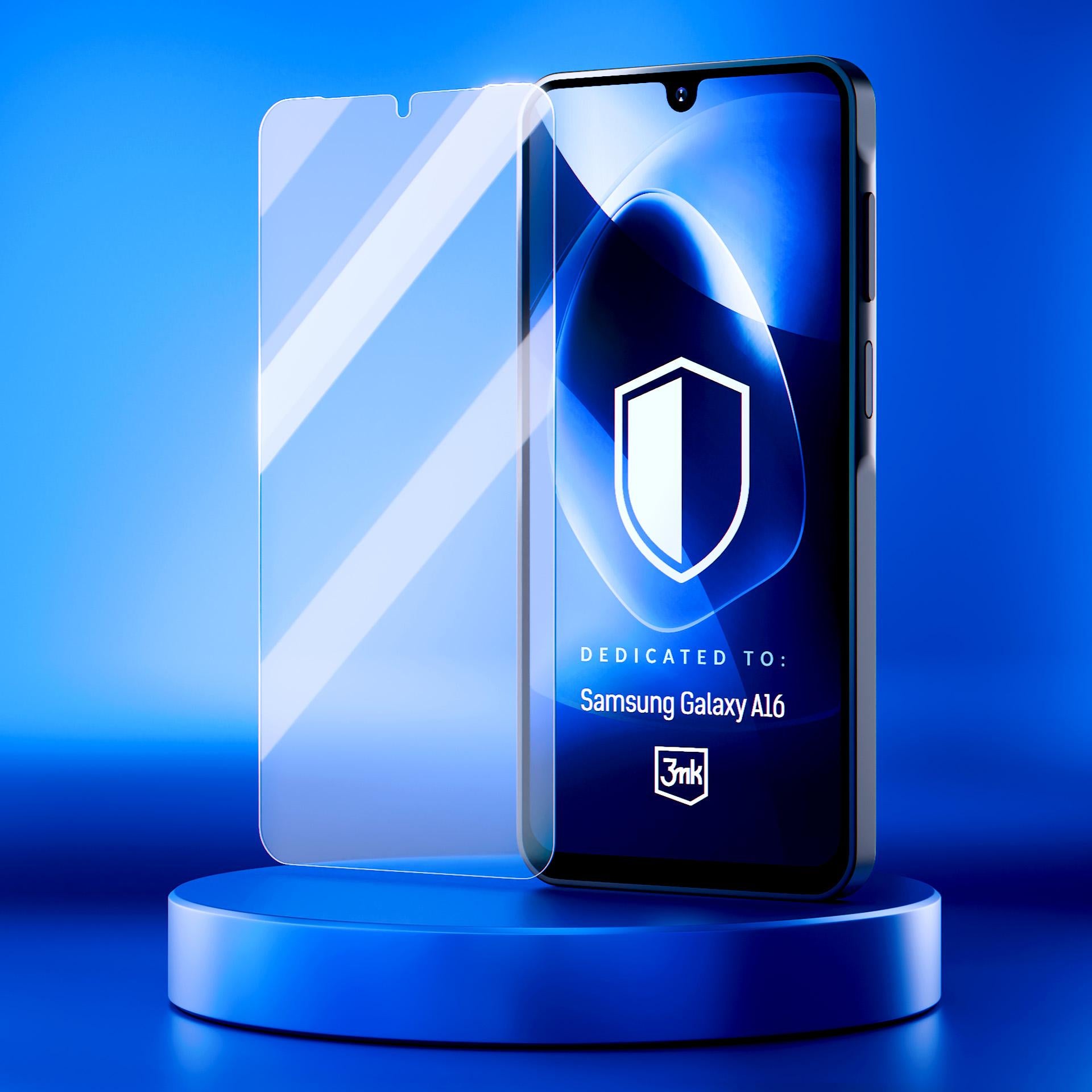 Grūdintas stiklas 3mk FlexibleGlass, skirtas Samsung Galaxy A16 -- Samsung Galaxy A16