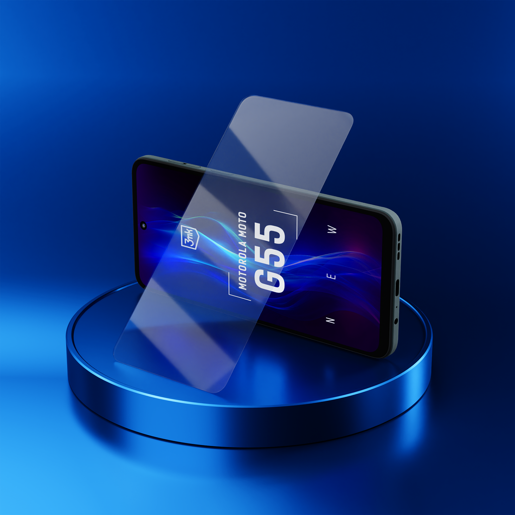 3mk hardglass™ grūdintas stiklas skirtas Motorola Moto G55 5G -- Motorola Moto G55 5G