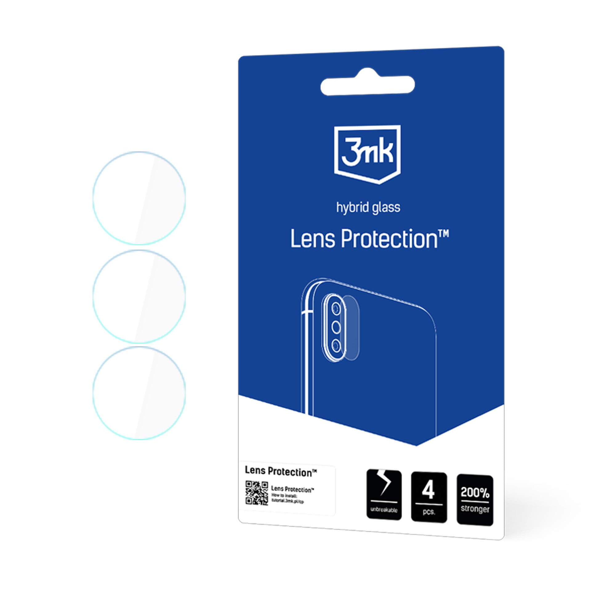3mk Lens Protection™ hibridinio fotoaparato objektyvo stiklas, skirtas Samsung Galaxy S24 FE