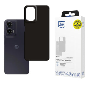 3mk matinis dėklas, skirtas Motorola Moto G35 5G – juodas -- Motorola Moto G35 5G