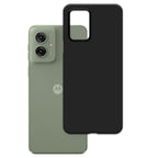3mk Matt Case, skirtas Motorola Moto G55 5G - juodas -- Motorola Moto G55 5G