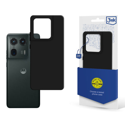 Dėklas 3mk Matt Case skirtas Motorola Moto Edge 50 Ultra - juodas -- Motorola Edge 50 Ultra