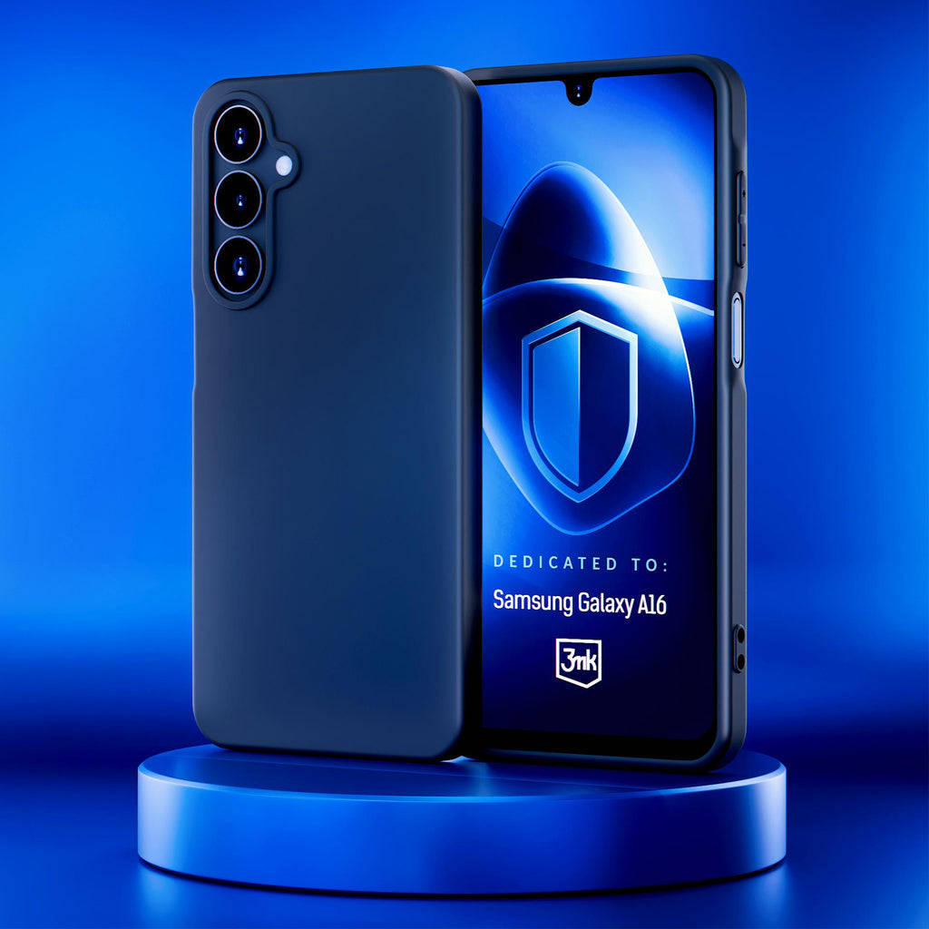 3mk matinis dėklas, skirtas Samsung Galaxy A16 – juodas -- Samsung Galaxy A16