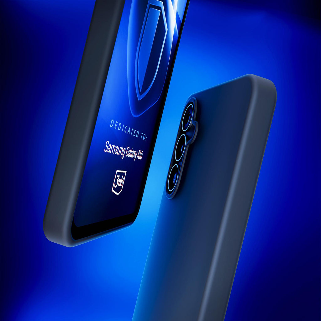 3mk matinis dėklas, skirtas Samsung Galaxy A16 – juodas -- Samsung Galaxy A16