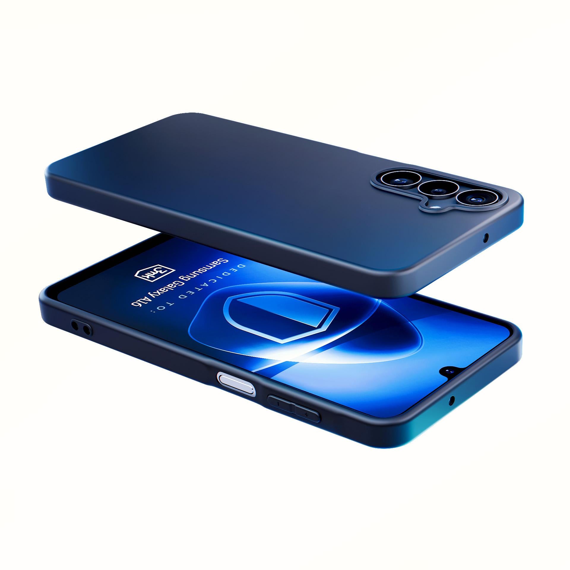 3mk matinis dėklas, skirtas Samsung Galaxy A16 – juodas -- Samsung Galaxy A16