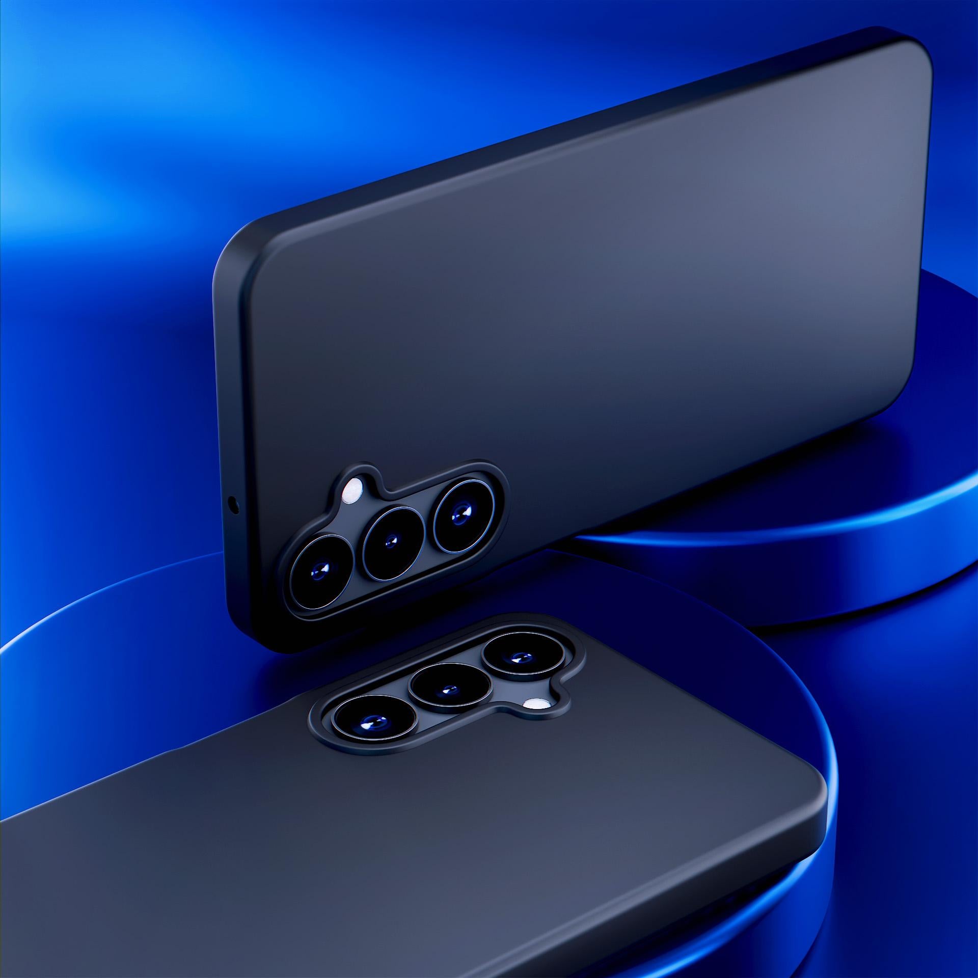 3mk matinis dėklas, skirtas Samsung Galaxy A16 – juodas -- Samsung Galaxy A16
