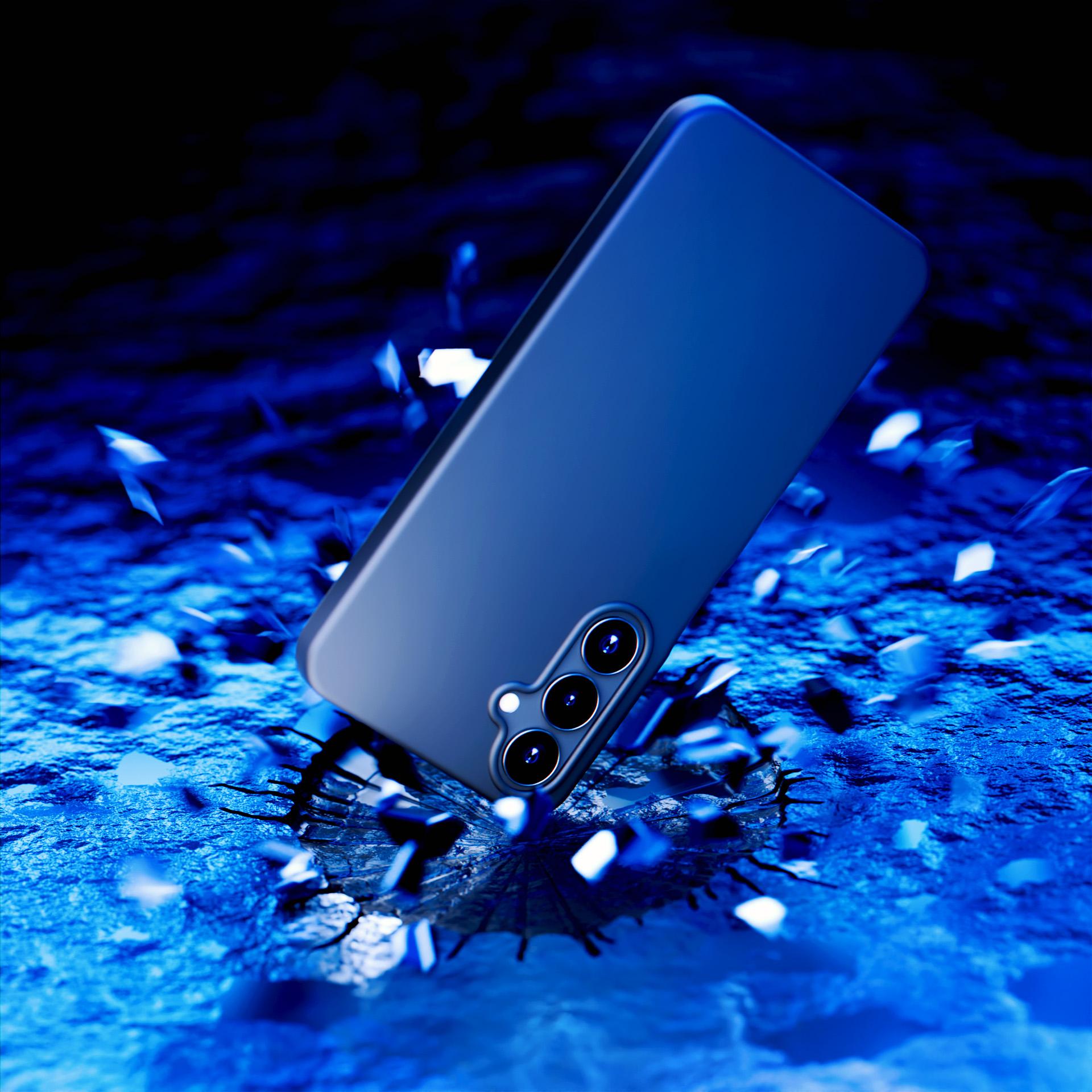 3mk matinis dėklas, skirtas Samsung Galaxy A16 – juodas -- Samsung Galaxy A16