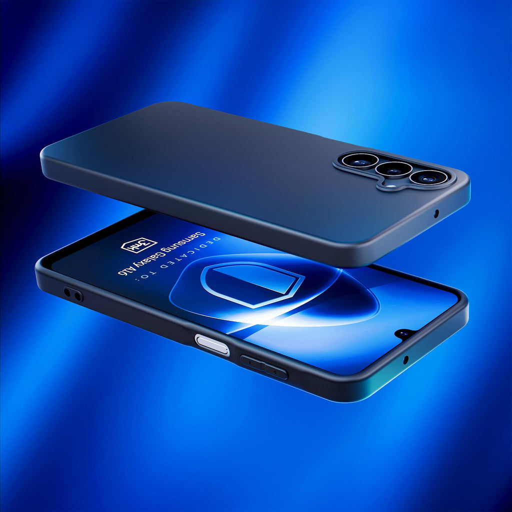 3mk matinis dėklas, skirtas Samsung Galaxy A16 – juodas -- Samsung Galaxy A16