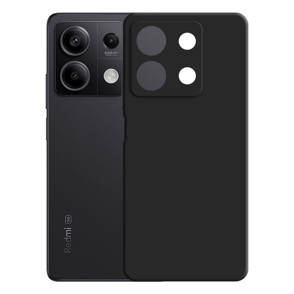 3mk silikoninis dėklas, skirtas Xiaomi Redmi Note 13 5G - juodas