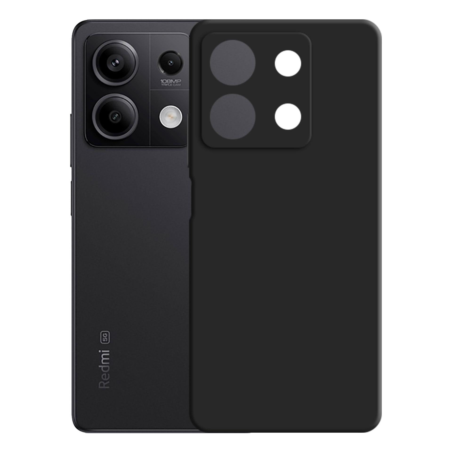 3mk silikoninis dėklas, skirtas Xiaomi Redmi Note 13 5G - juodas