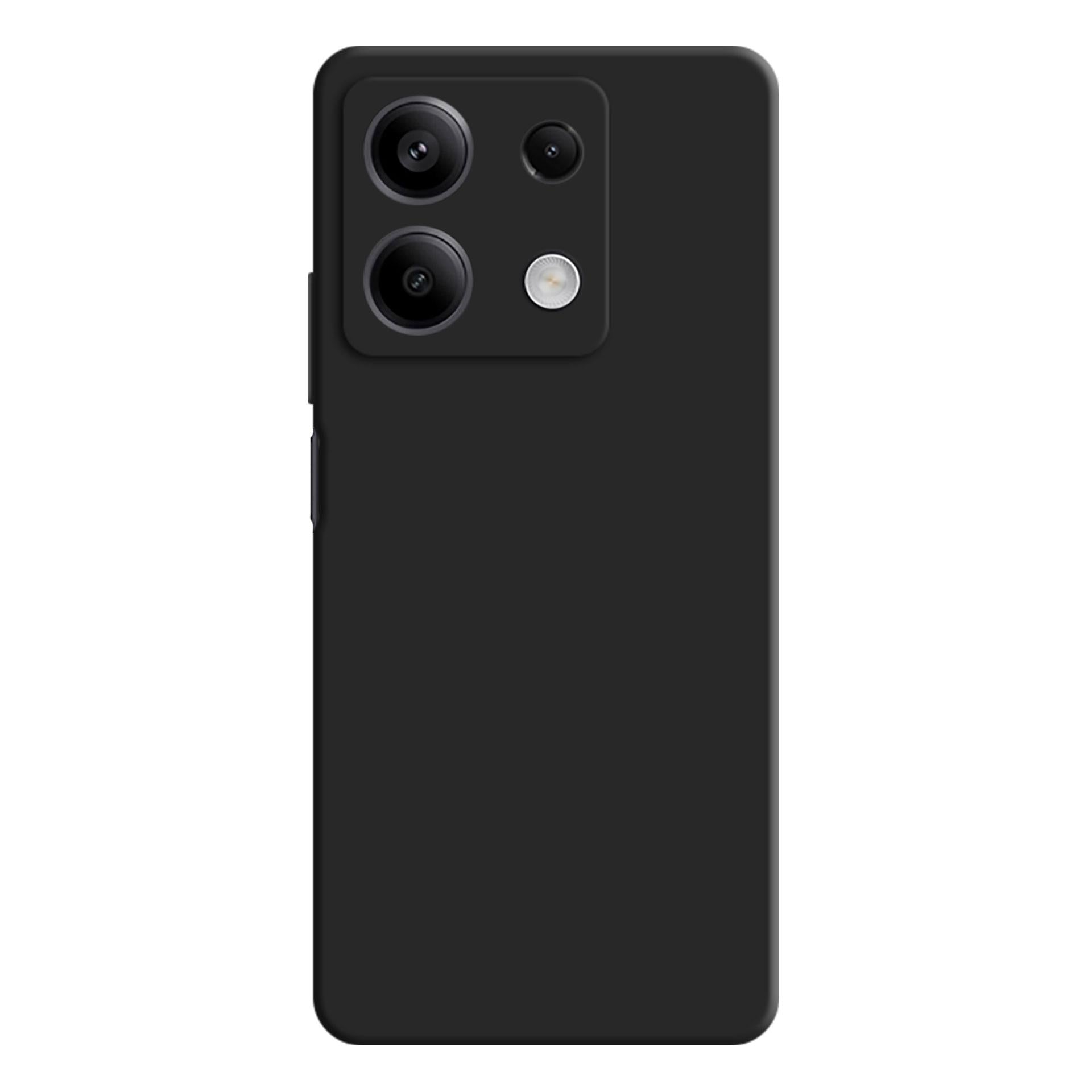 3mk silikoninis dėklas, skirtas Xiaomi Redmi Note 13 5G - juodas