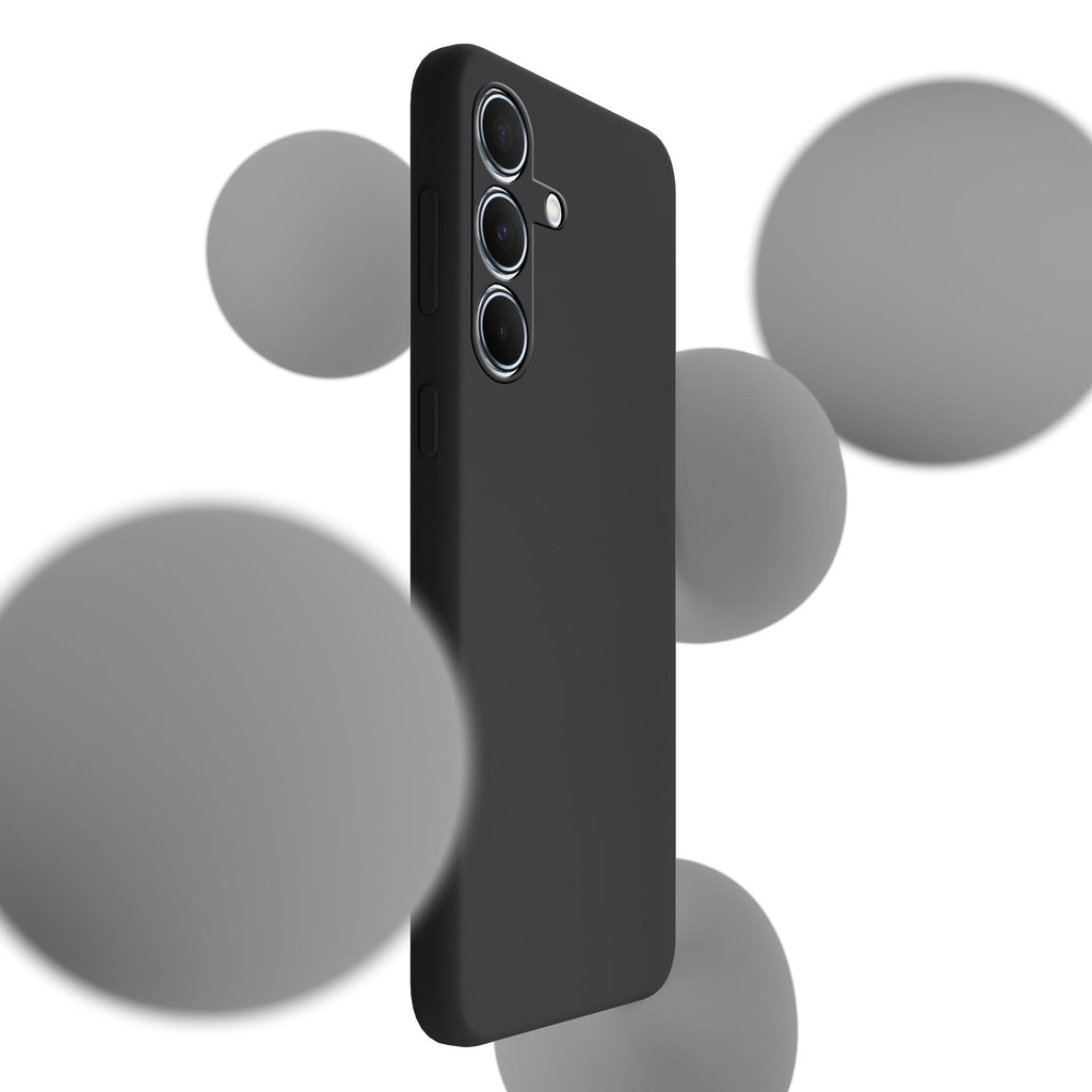 3mk silikoninis dėklas, skirtas Samsung Galaxy A55 5G – juodas